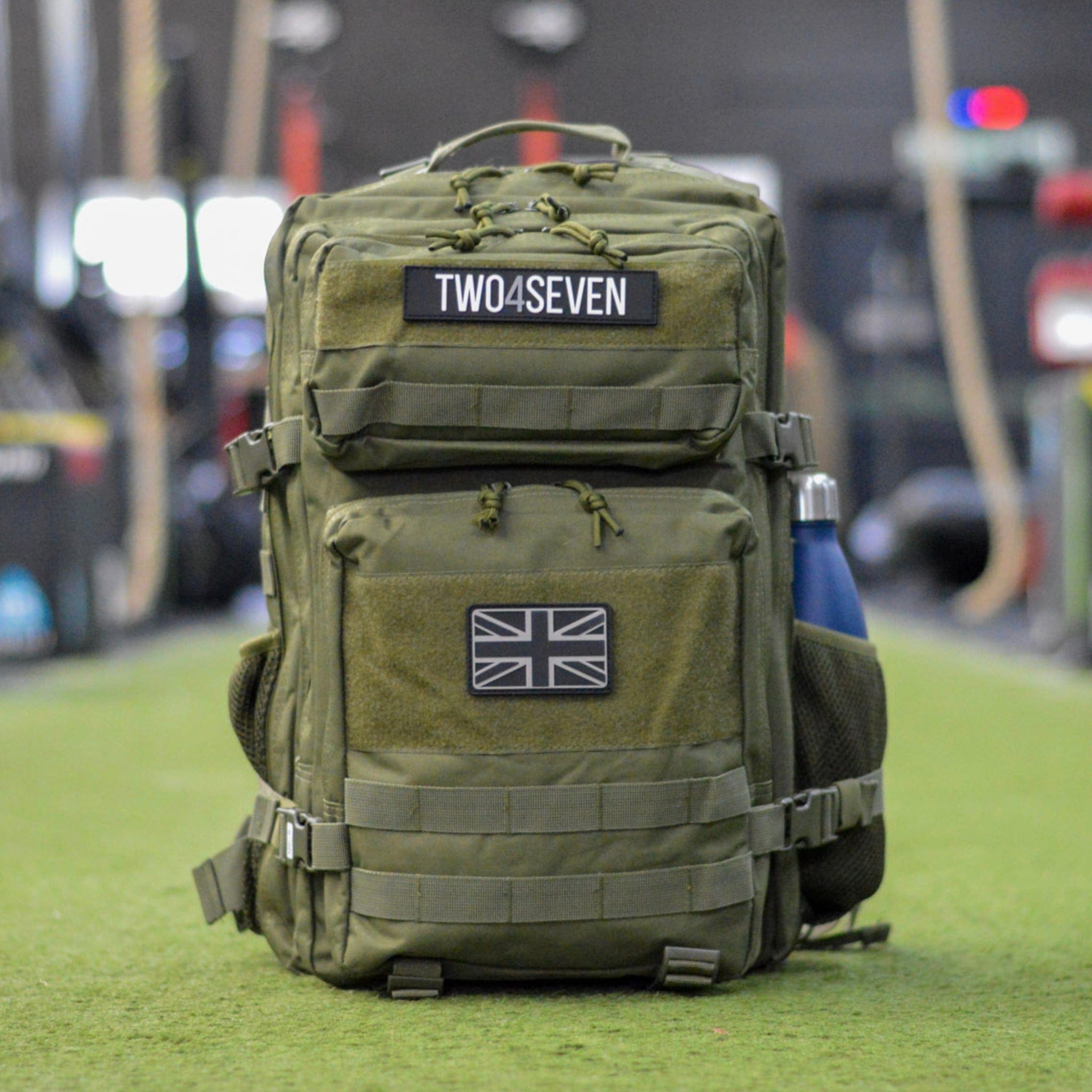 Khaki 45L Plus Drinks Bottle & Carabiner Free