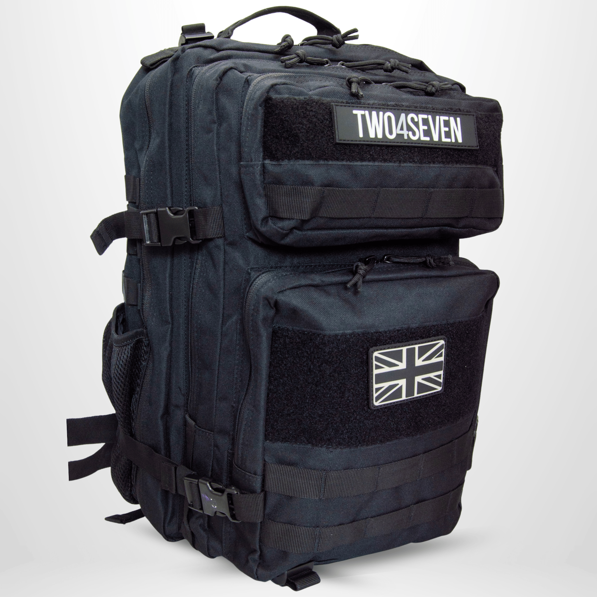 Black 45L Plus Drinks Bottle & Carabiner Free