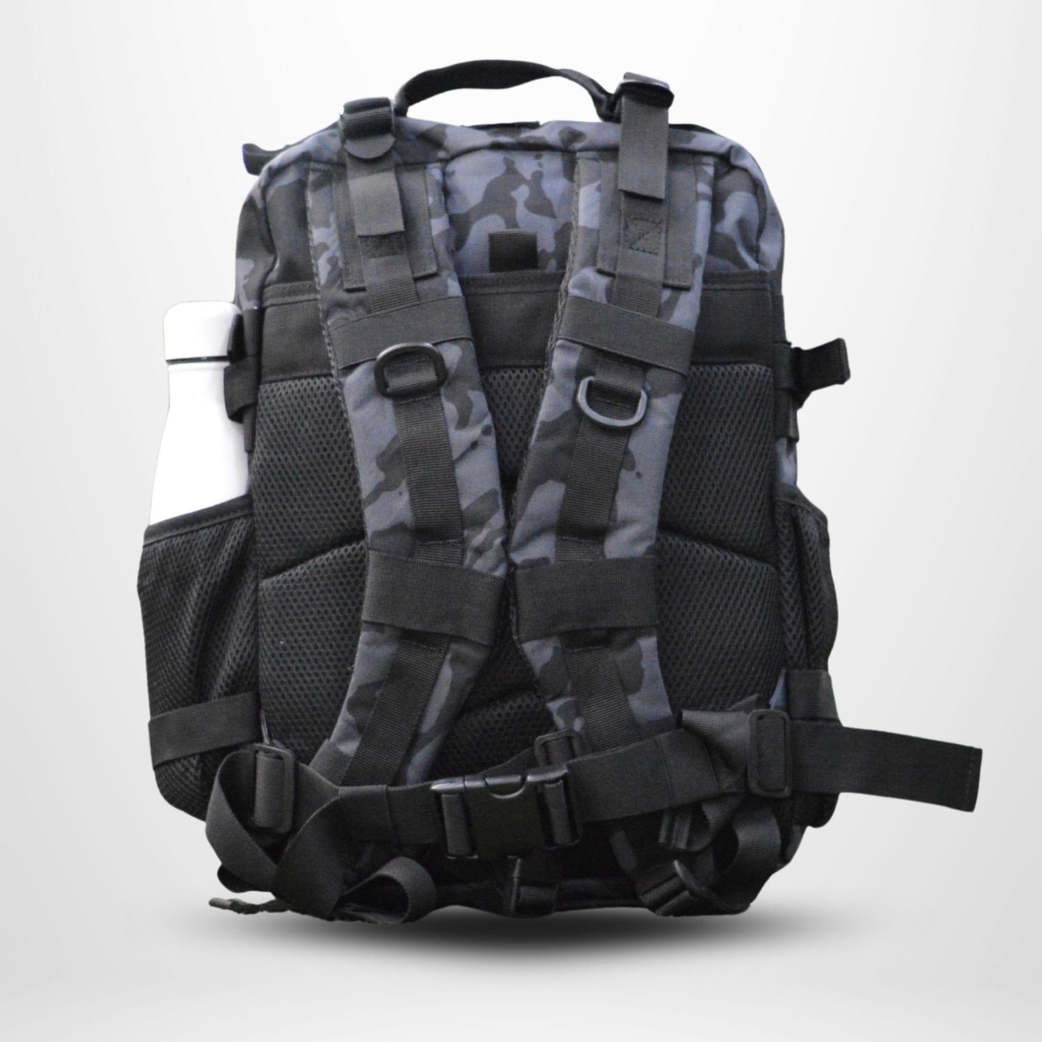 Black Camo 25L Plus Drinks Bottle & Carabiner Free