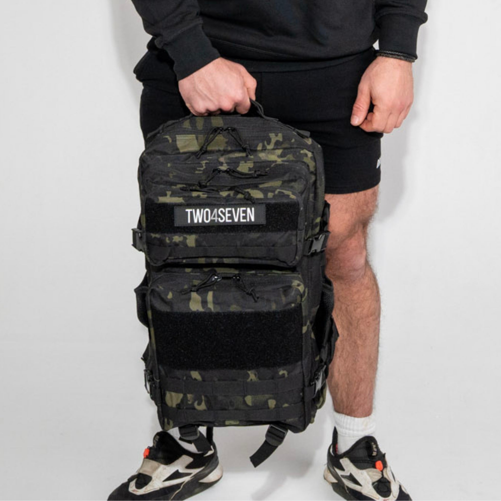TWO4SEVEN 45L Backpack - Green & Black Camo