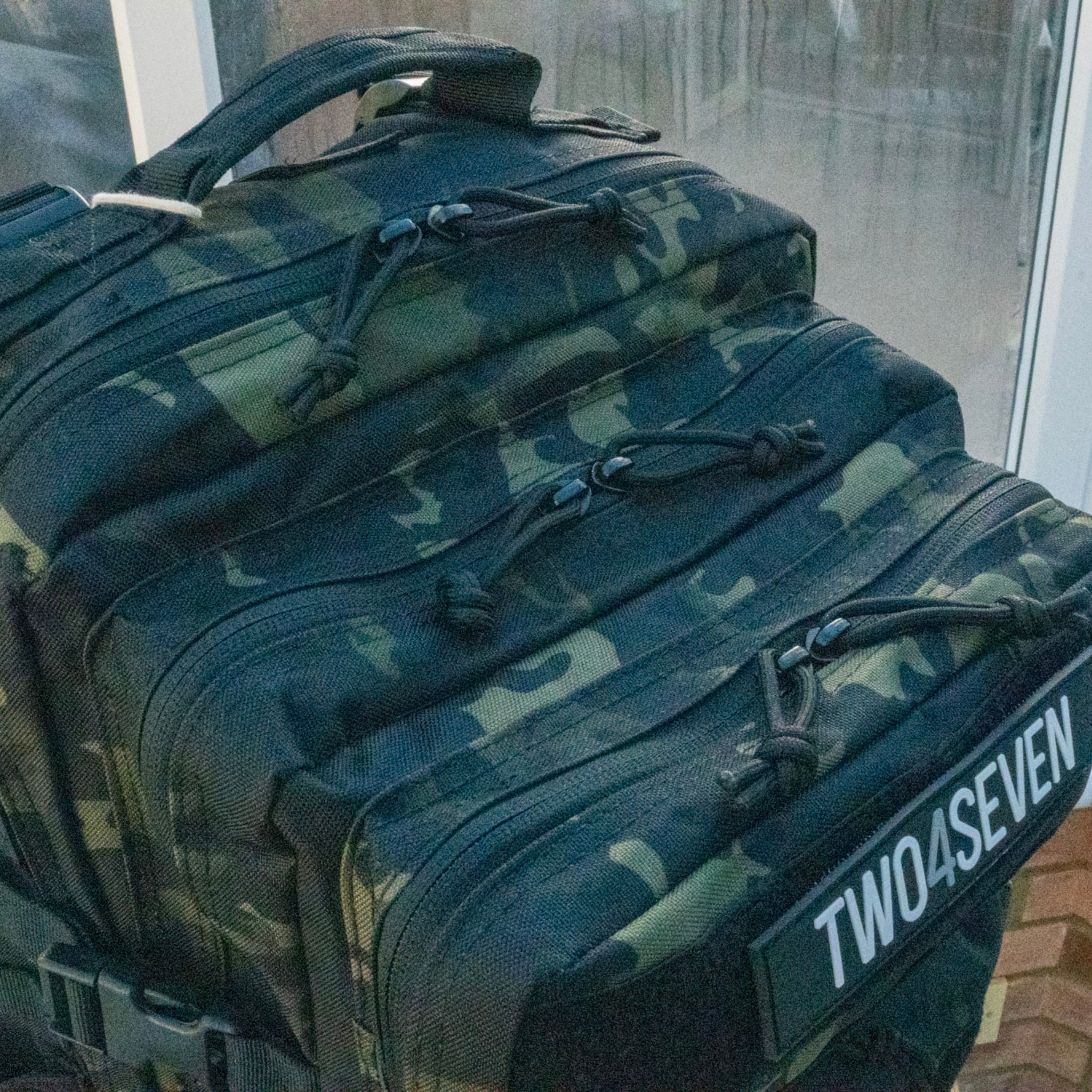 TWO4SEVEN 45L Backpack - Green & Black Camo