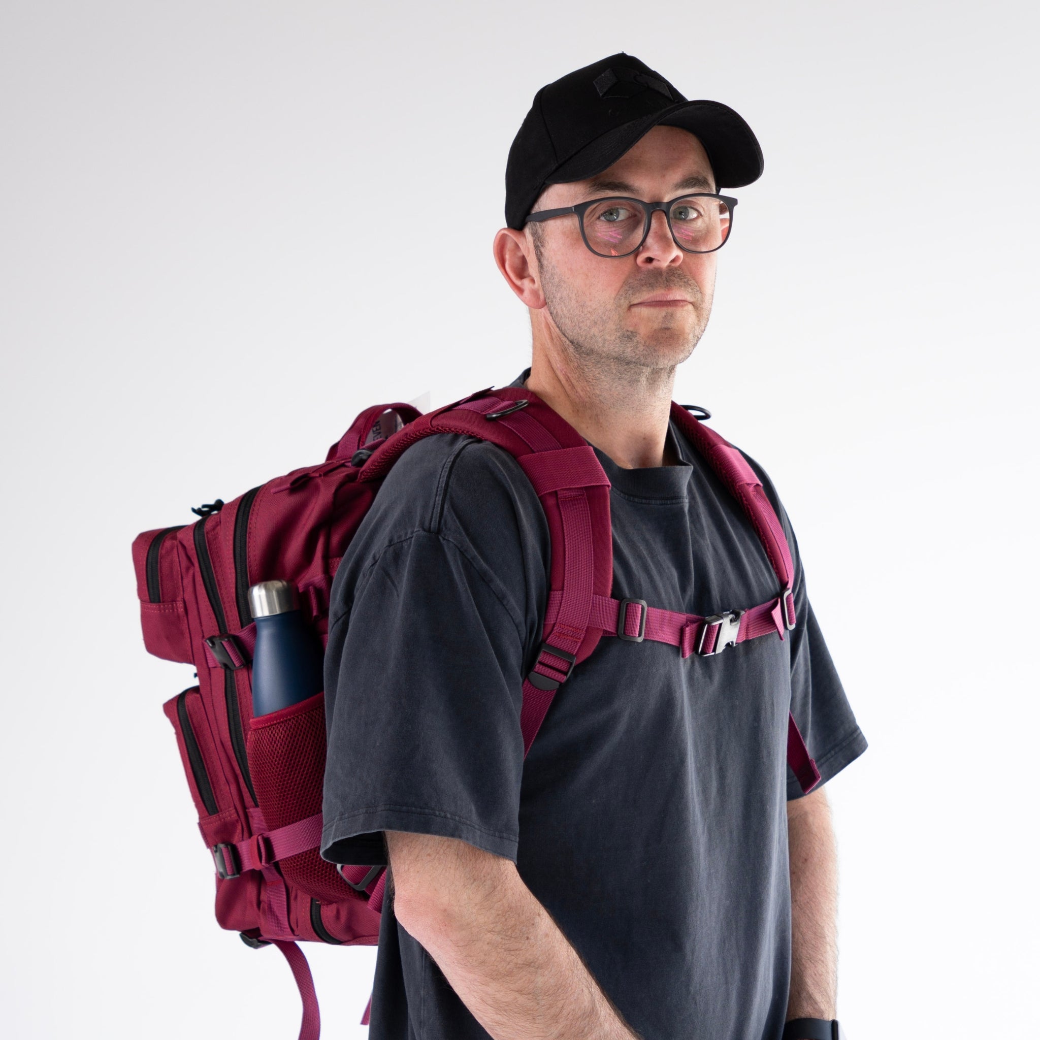 TWO4SEVEN 25L Backpack - Burgundy