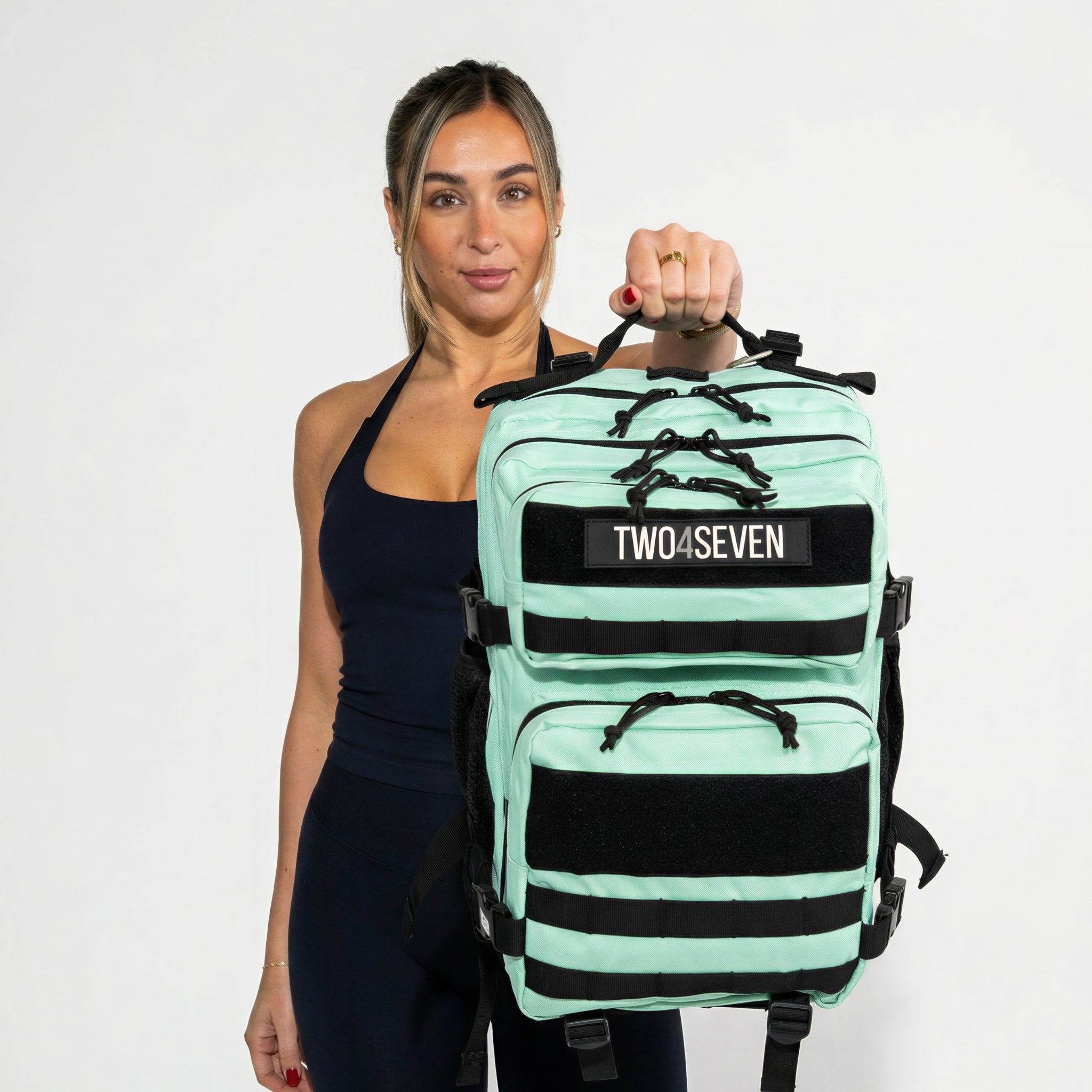 Mint Green 25L Travel Backpack | TWO4SEVEN