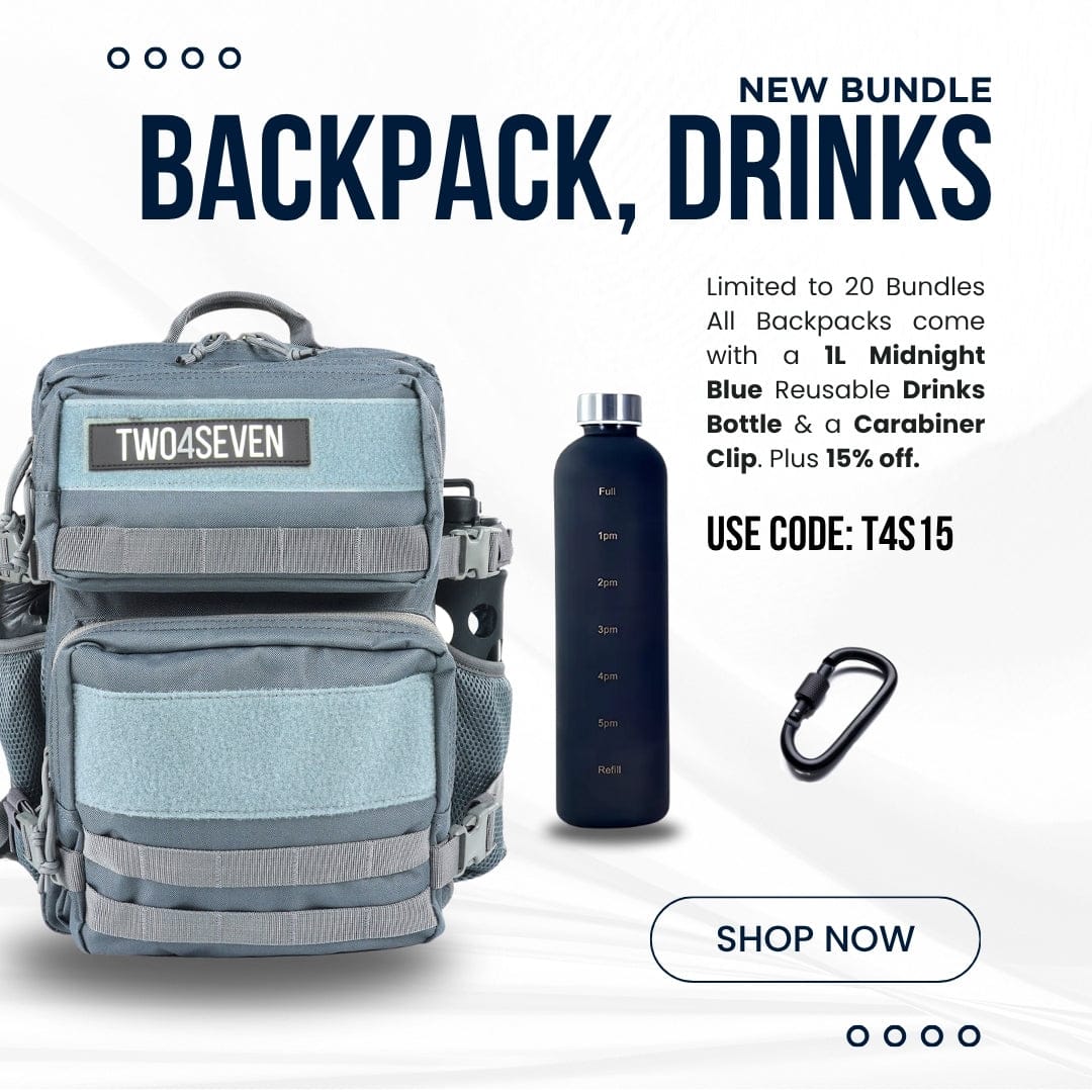 Grey 25L Drink & Carabiner